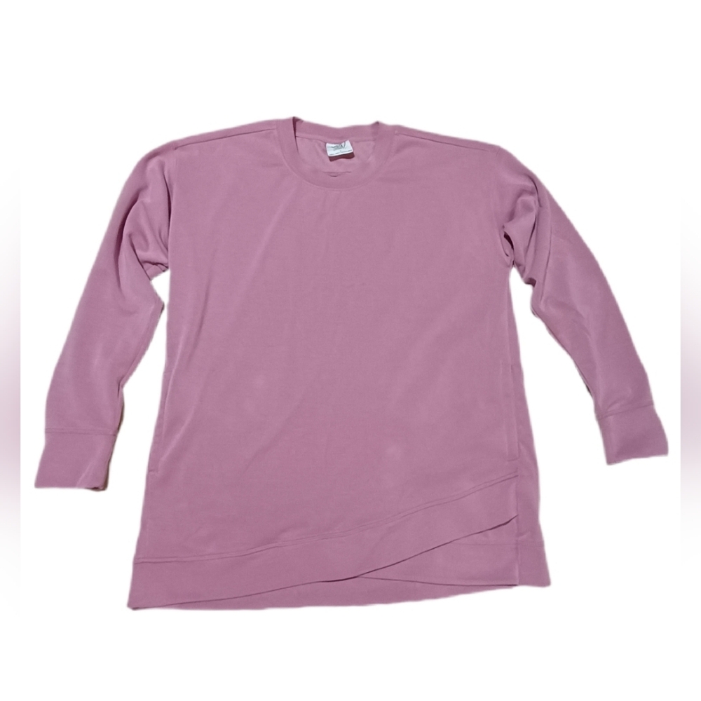Sage Collective Crossover Pullover Women's Small Pink Side Pockets Like New
